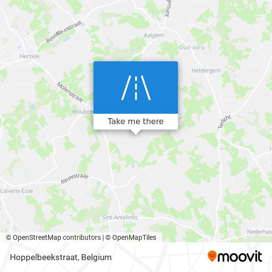 Hoppelbeekstraat map