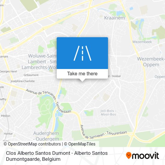 Clos Alberto Santos Dumont - Alberto Santos Dumontgaarde plan