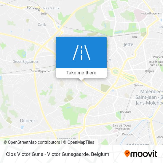 Clos Victor Guns - Victor Gunsgaarde map