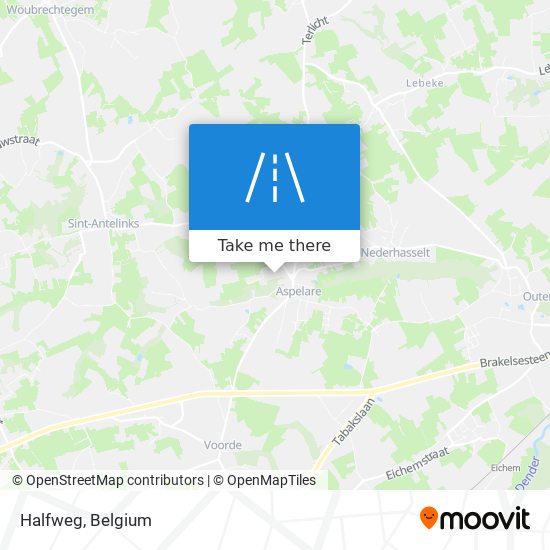 Halfweg map