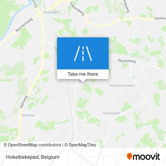 Hokelbekepad map