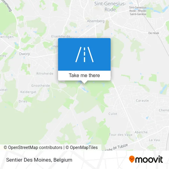 Sentier Des Moines map