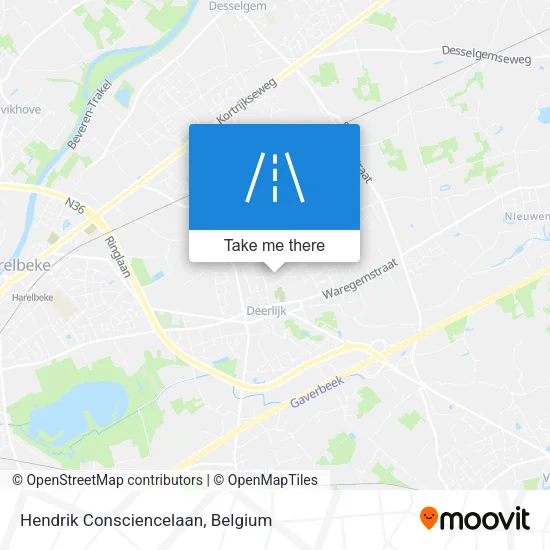Hendrik Consciencelaan map