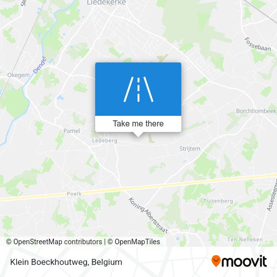Klein Boeckhoutweg plan