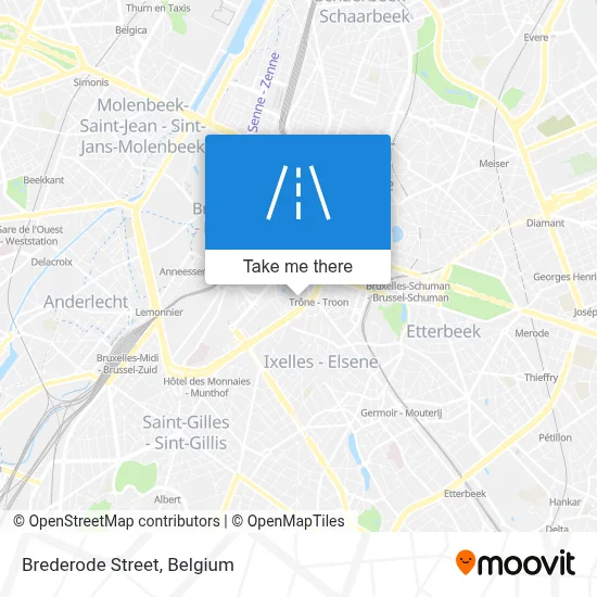 Brederode Street map