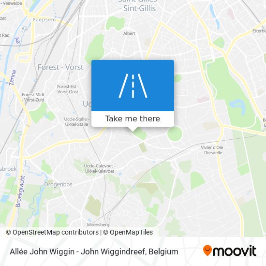 Allée John Wiggin - John Wiggindreef plan