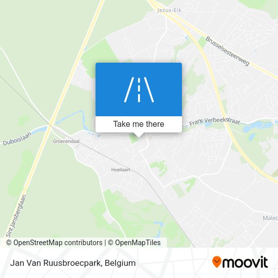 Jan Van Ruusbroecpark plan