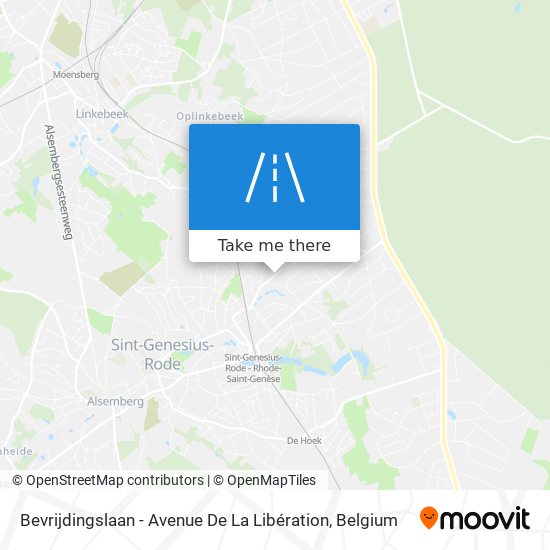 Bevrijdingslaan - Avenue De La Libération map