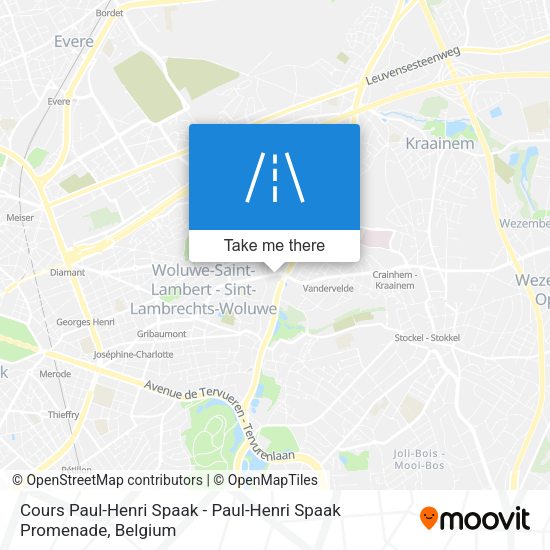 Cours Paul-Henri Spaak - Paul-Henri Spaak Promenade plan