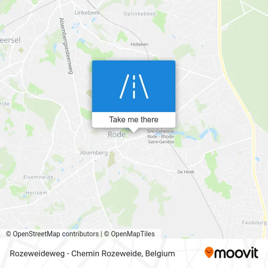 Rozeweid Road - Rozeweid Road map