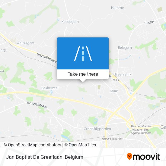 Jan Baptist De Greeflaan map