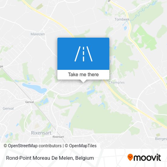 Rond-Point Moreau De Melen map