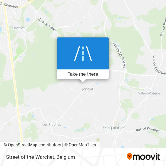 Street of the Warchet map