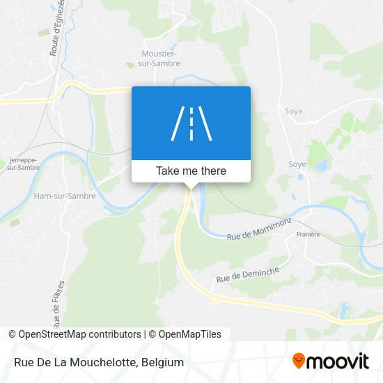Rue De La Mouchelotte plan