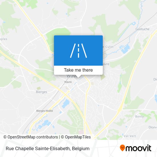 Rue Chapelle Sainte-Elisabeth map