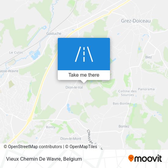 Vieux Chemin De Wavre plan