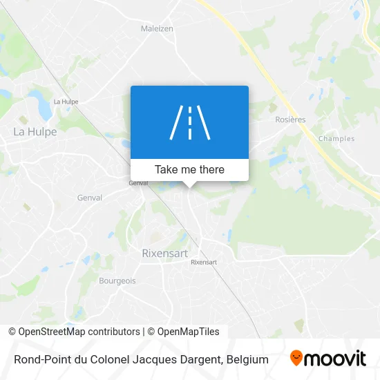 Colonel Jacques Dargent Roundabout map