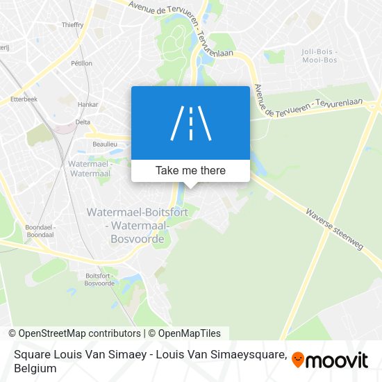 Square Louis Van Simaey - Louis Van Simaeysquare map