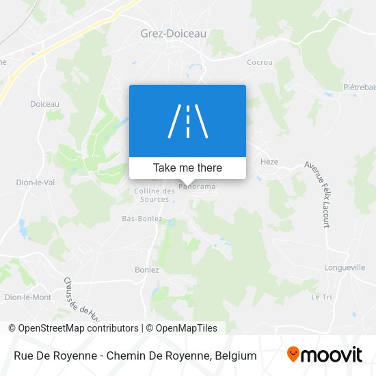 Rue De Royenne - Chemin De Royenne plan