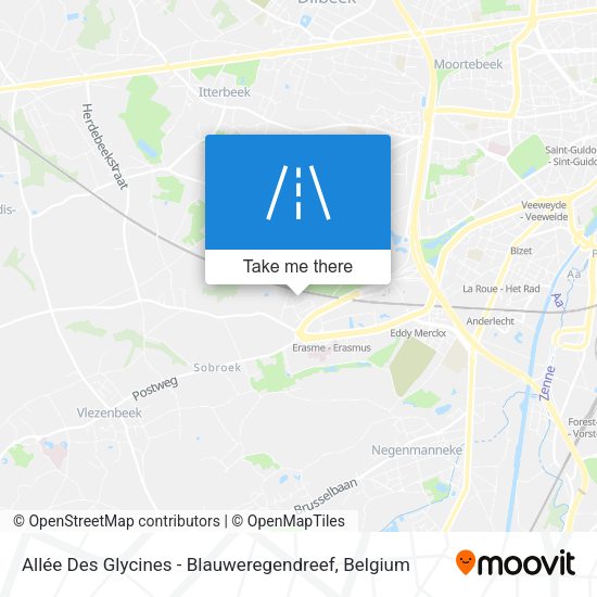 Allée Des Glycines - Blauweregendreef plan