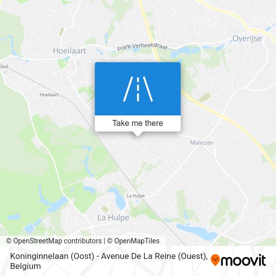 Koninginnelaan (Oost) - Avenue De La Reine (Ouest) map