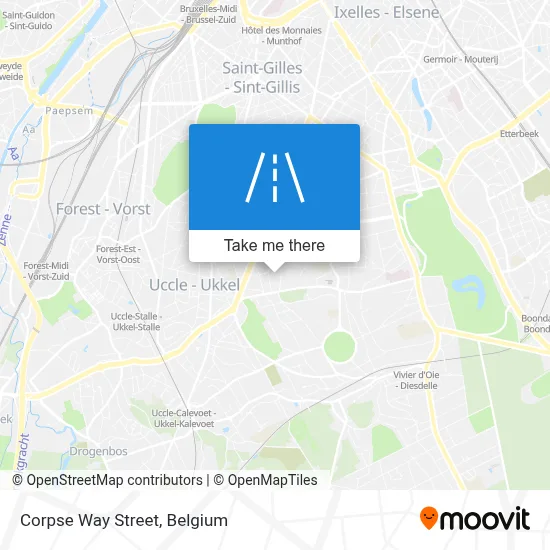 Corpse Way Street map