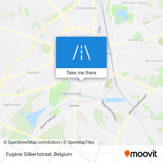 Eugène Gilbertstraat map