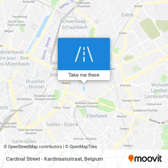 Cardinal Street - Kardinaalsstraat map
