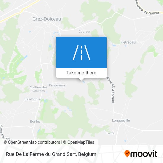 Rue De La Ferme du Grand Sart map