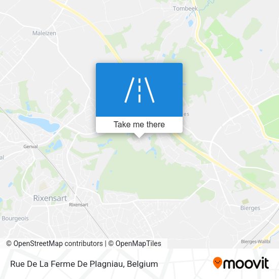 Rue De La Ferme De Plagniau plan
