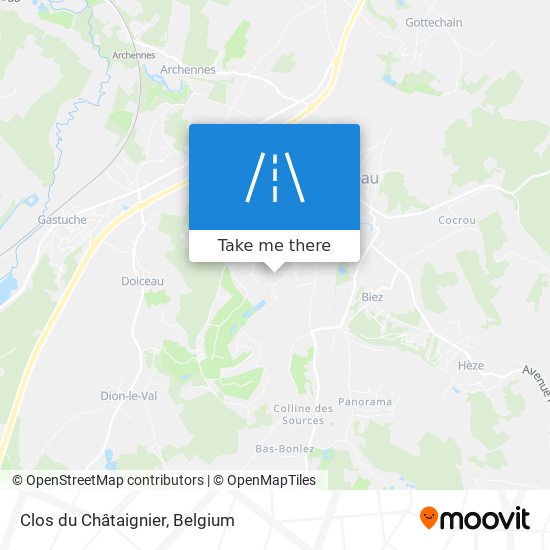 Clos du Châtaignier map