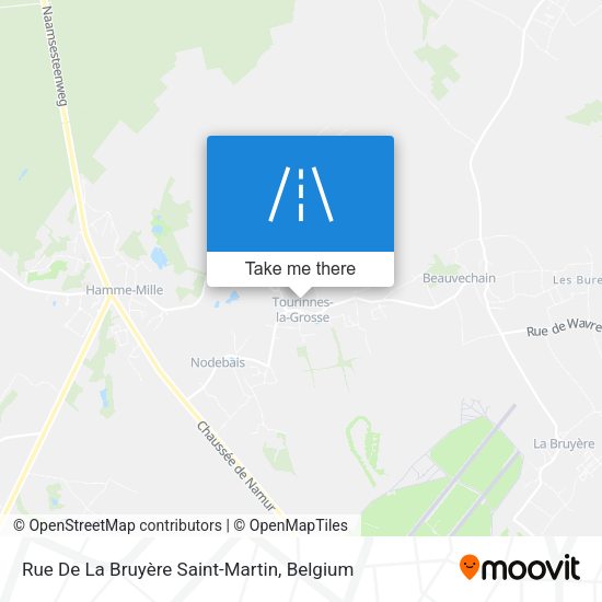 Rue De La Bruyère Saint-Martin plan