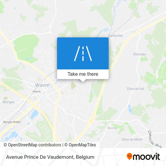 Avenue Prince De Vaudemont map
