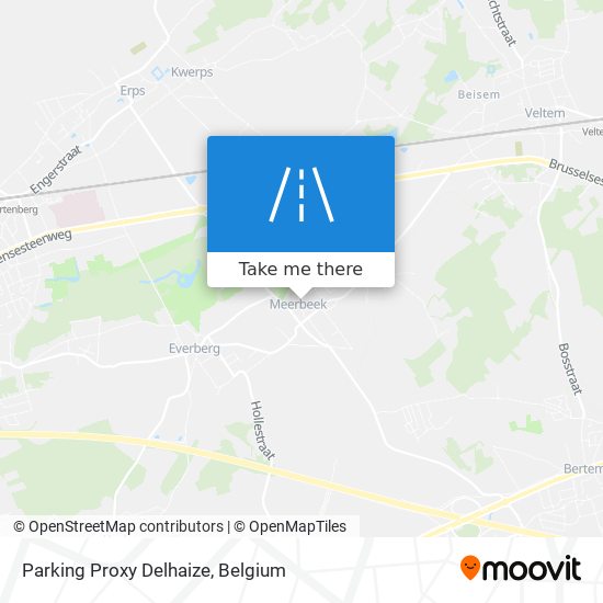 Parking Proxy Delhaize map