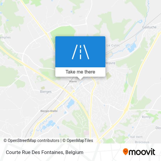Courte Rue Des Fontaines map