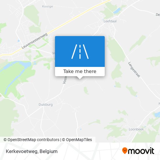 Kerkevoetweg map