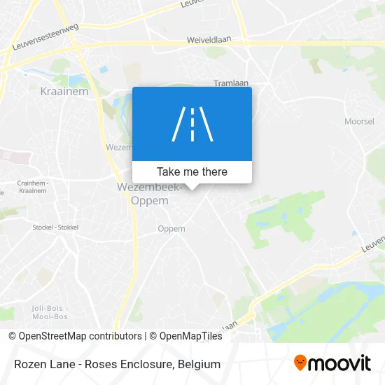 Rozen Lane - Roses Enclosure map