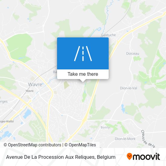 Avenue De La Procession Aux Reliques map