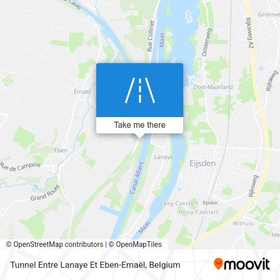 Tunnel Entre Lanaye Et Eben-Emaël plan