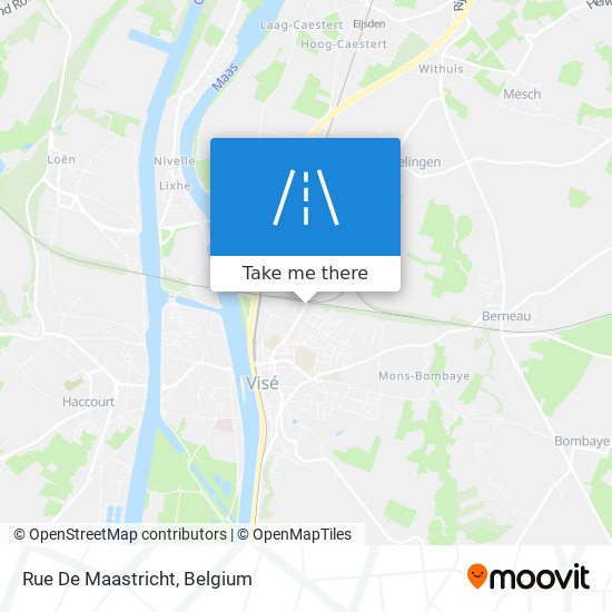 Rue De Maastricht map