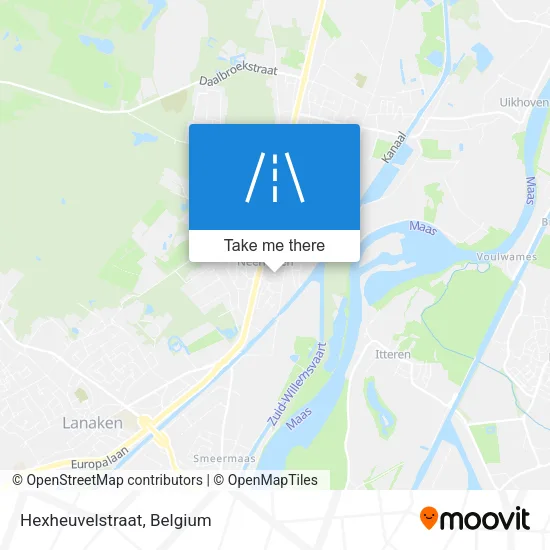 Hexheuvelstraat map