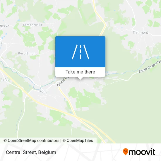 Central Street map