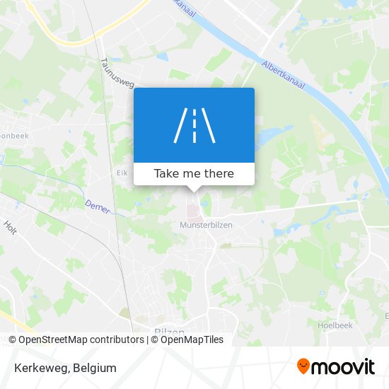 Kerkeweg map