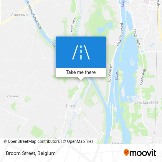 Broom Street map