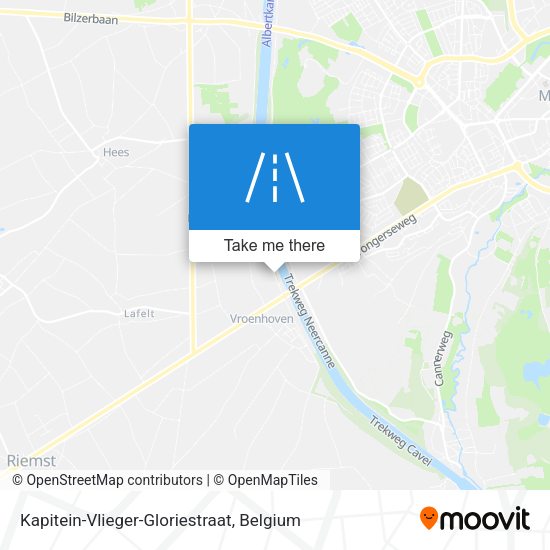 Kapitein-Vlieger-Gloriestraat plan