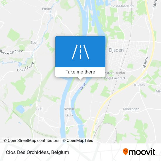 Clos Des Orchidées map