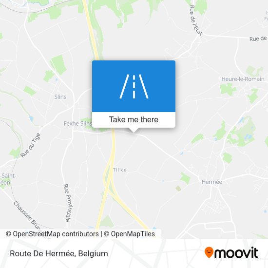 Route De Hermée plan