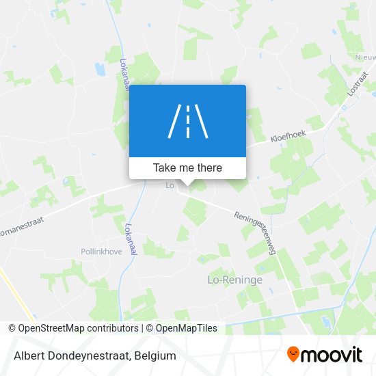 Albert Dondeynestraat map