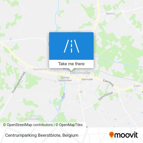 Centrumparking Beerstblote plan