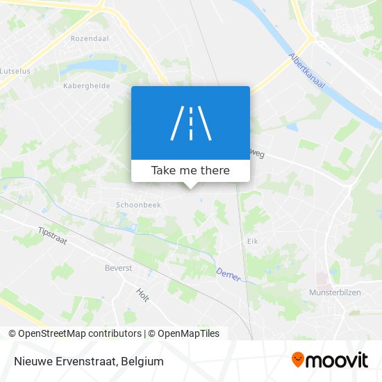 Nieuwe Ervenstraat map